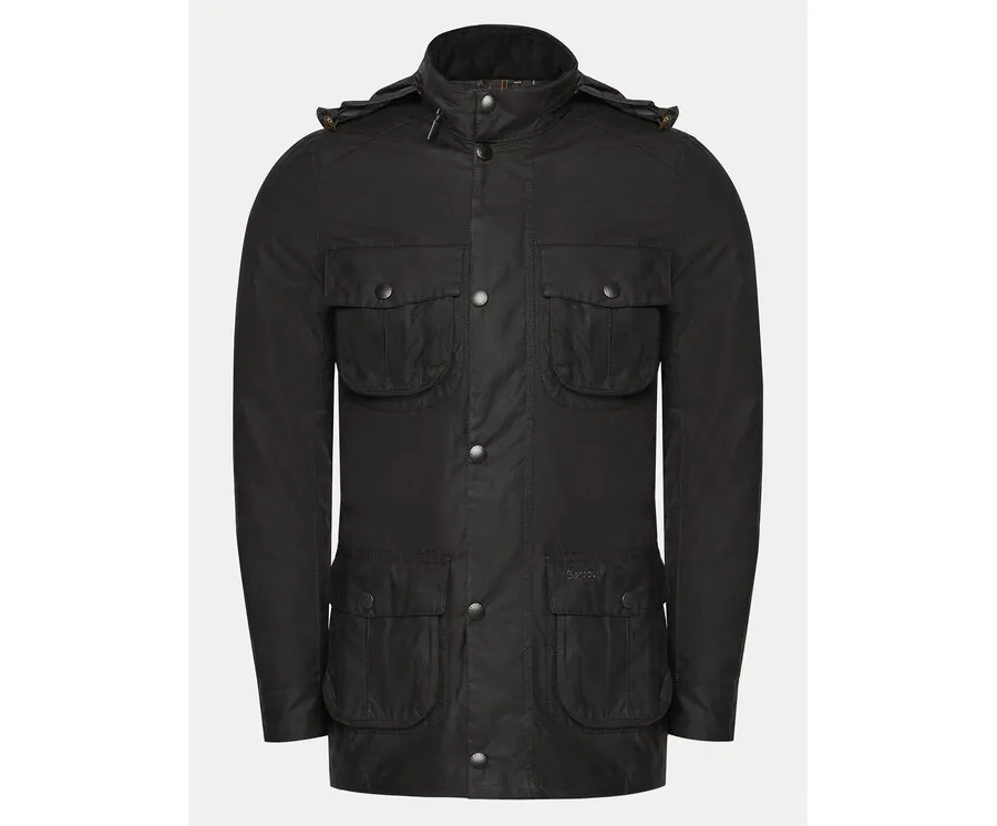 obrazek 1 Barbour Kurtka przejściowa Corbridge MWX0340BK72 Czarny Tailored Fit