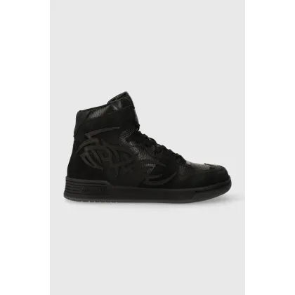 Zdjęcie MISBHV sneakersy skórzane Court kolor czarny 3022BW409