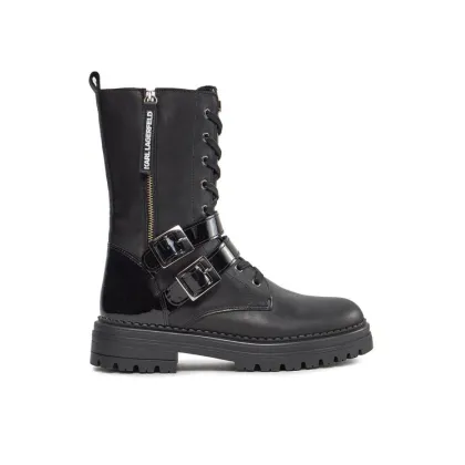 Zdjęcie Karl Lagerfeld Kids Botki Z19112 M Czarny