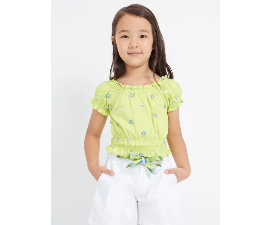 obrazek 1 Mayoral Szorty materiałowe 3209 Biały