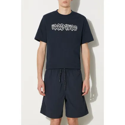 Zdjęcie Wood Wood szorty męskie kolor granatowy 12315209.5066-NAVY