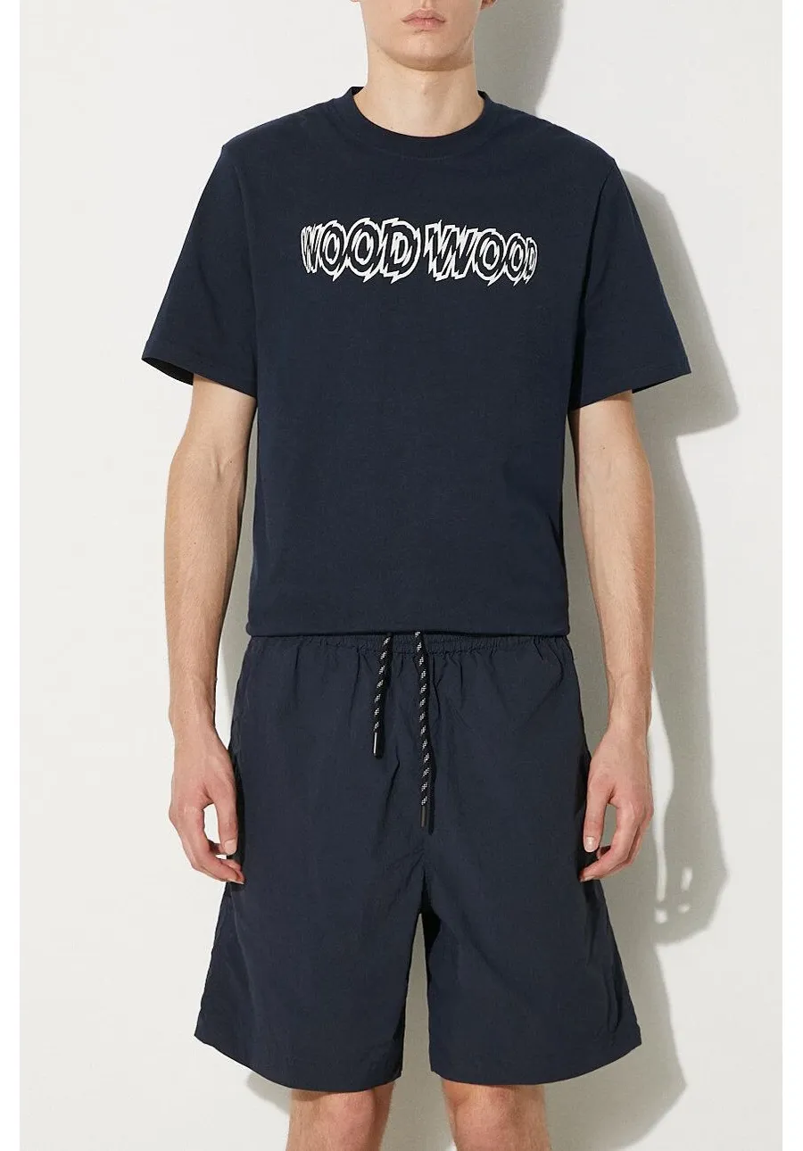 obrazek 1 Wood Wood szorty męskie kolor granatowy 12315209.5066-NAVY