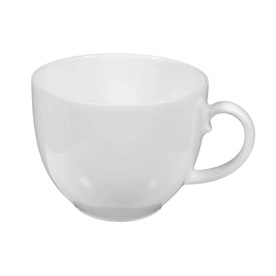 obrazek 1 Piękna stylowa biała filiżanka do kawy z porcelany - Seltmann Weiden