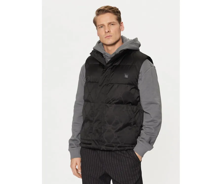 obrazek 1 HUGO Bezrękawnik Baltino2411 50525366 Czarny Slim Fit