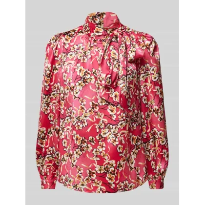 Zdjęcie Bluzka z wiązaniem pod szyją i bufiastymi rękawami model ‘Cerela’