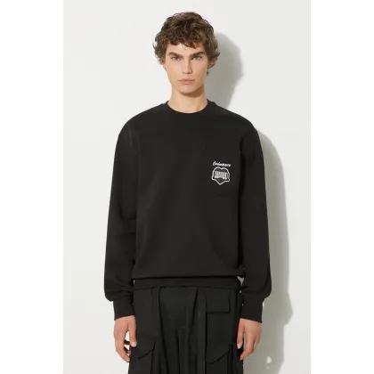 Zdjęcie Carhartt WIP bluza Heart Train Pocket Sweat męska kolor czarny z aplikacją I033932.89XX