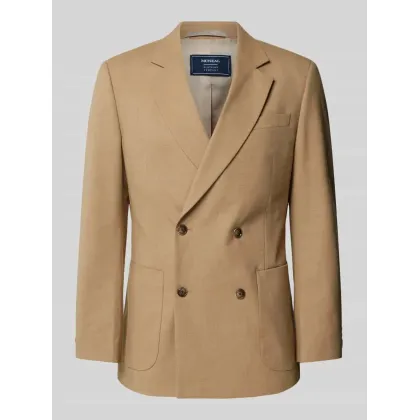 Zdjęcie Marynarka o kroju slim fit z kołnierzem z połami