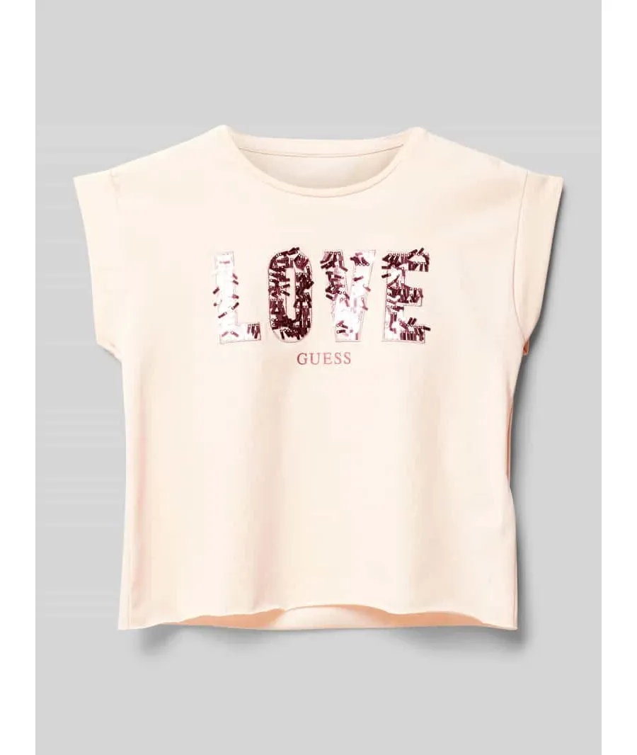 obrazek 1 T-shirt z cekinowym obszyciem