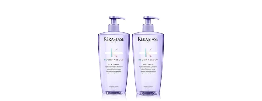 obrazek 1 Kérastase Blond Absolu Lumière Duo Bundles Szampon do włosów 1000 ml