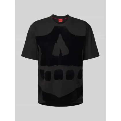 Zdjęcie T-shirt o kroju regular fit z okrągłym dekoltem model ‘Duskulty’