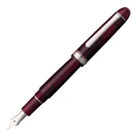 Picture Fountain pen by the Japanese brand Platinum from the 3776 Century Rhodium collection, Bourgogne color