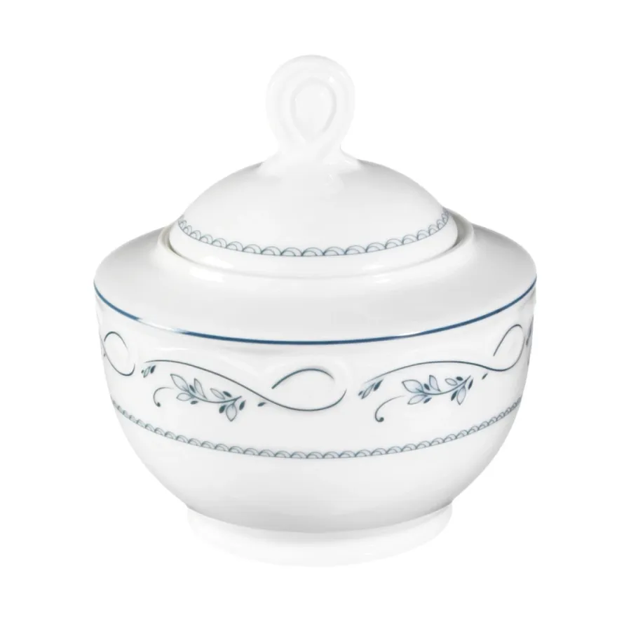 obrazek 1 Luksusowa porcelanowa cukiernica z pięknym klasycznym zdobieniem - Seltmann Weiden