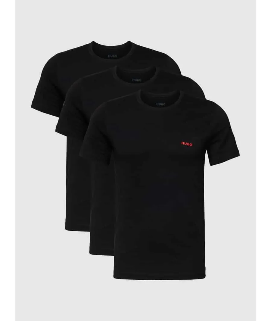 obrazek 1 T-shirt z nadrukiem z logo w zestawie 3 szt.