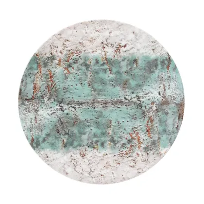 Zdjęcie Porcelanowy okrągły talerz obiadowy 28 cm z oryginalnym zdobieniem - Seltmann Weiden