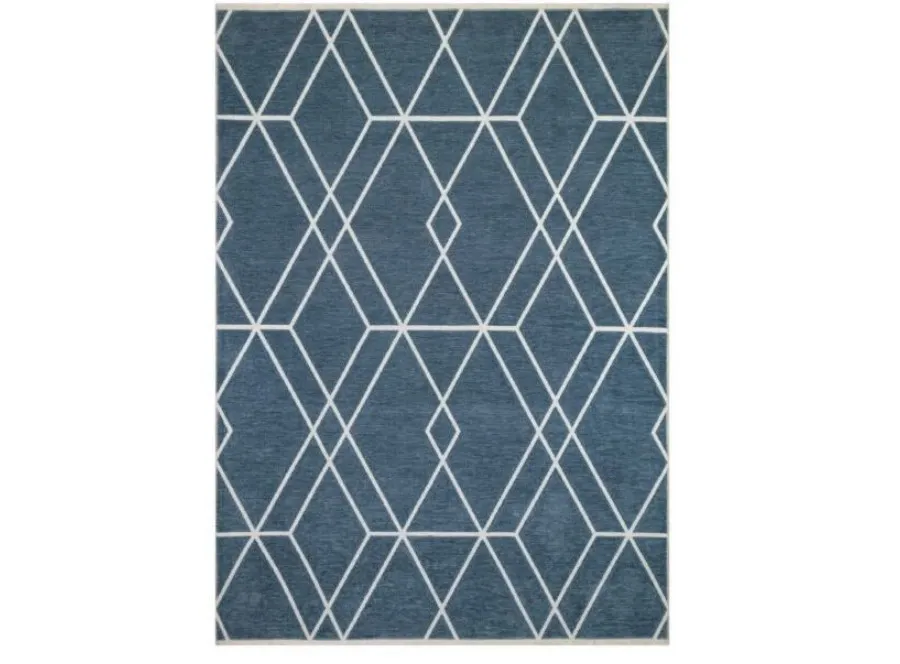 obrazek 2 Fantastyczny gemetryczny dywan Boucle Blue Diamond