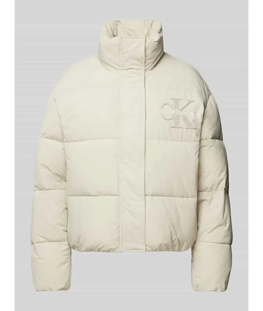 obrazek 1 Kurtka pikowana z nadrukiem z logo model ‘CHENILLE’