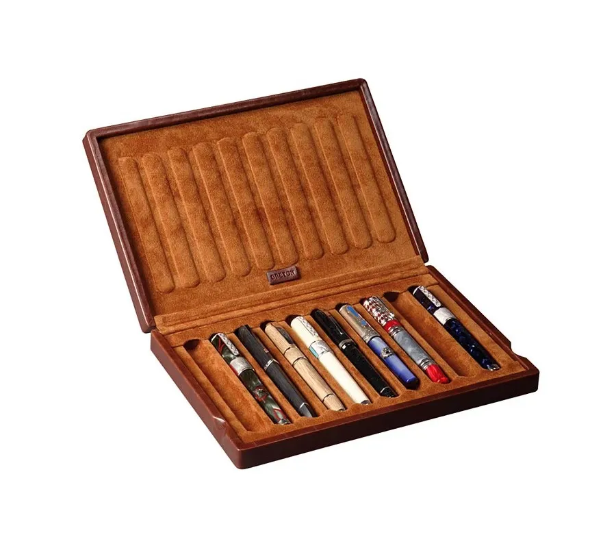 picture 1 Leather pen box - for 10 pieces! - Absolute Breton