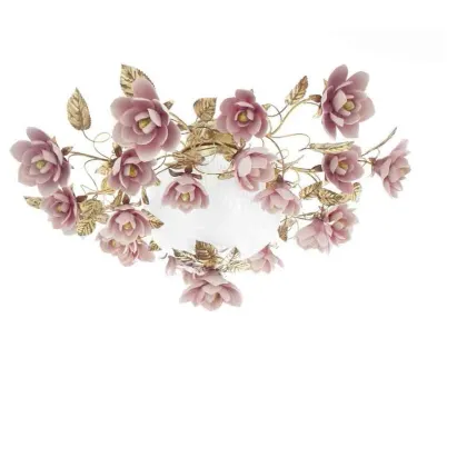 Picture A floral chandelier for a prestigious living room - Napoleon