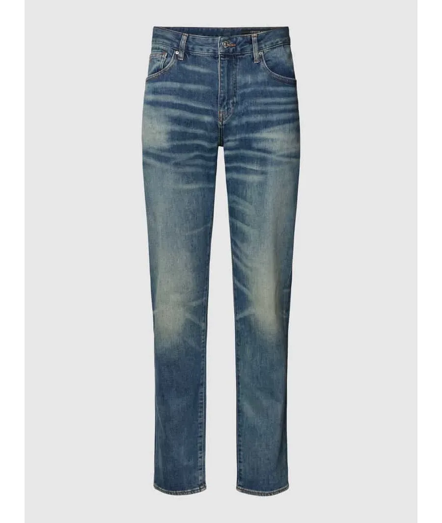 obrazek 1 Jeansy o kroju slim fit z efektem znoszenia