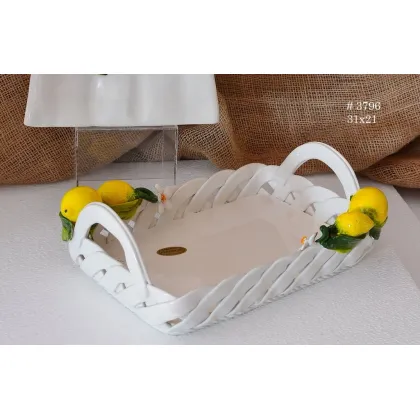 Picture Ceramic serving tray