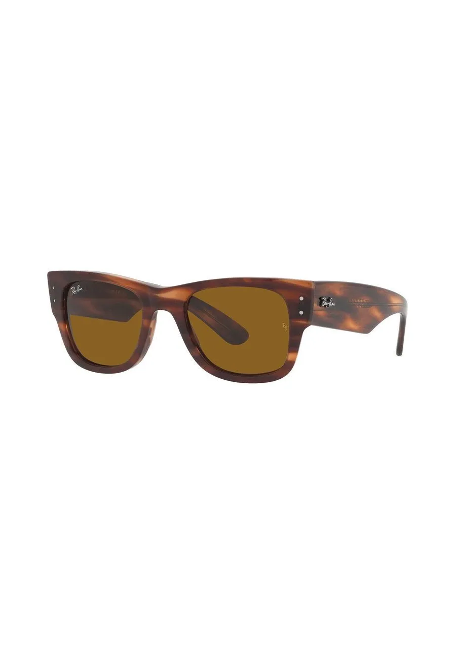 obrazek 1 Ray-Ban okulary przeciwsłoneczne MEGA WAYFARER kolor brązowy 0RB0840S