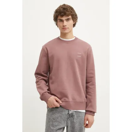 Zdjęcie Samsoe Samsoe bluza bawełniana JOEL męska kolor różowy gładka M22300127