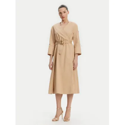 Zdjęcie Liu Jo Sukienka codzienna WA5170 T4390 Beżowy Regular Fit