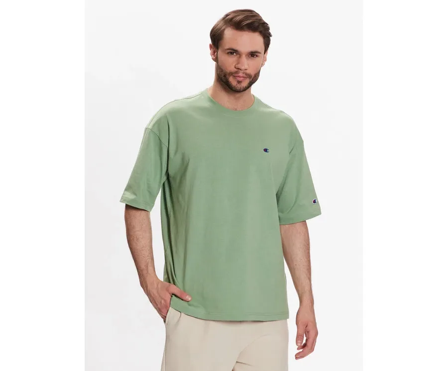 obrazek 1 Champion T-Shirt 216548 Zielony Regular Fit