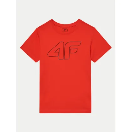 Zdjęcie 4F T-Shirt 4FJWMM00TTSHM1627 Czerwony Regular Fit