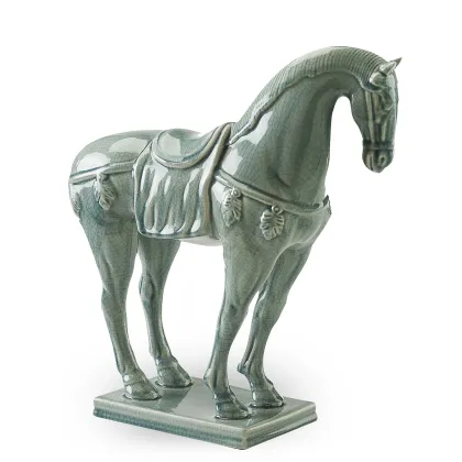 Zdjęcie Luksusowa figura konia H.40xL.37xP.10 cm