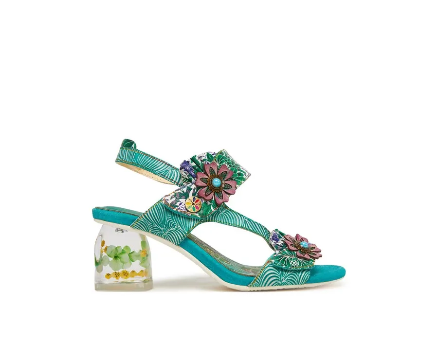 obrazek 1 Laura Vita Sandały Framboiseo 26 Zielony