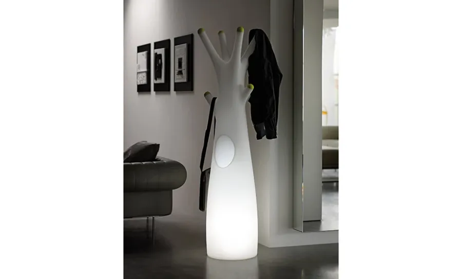 obrazek 2 Designerski wieszak na ubrania do nowoczesnych wnętrz podświetlany lampą led - Plust