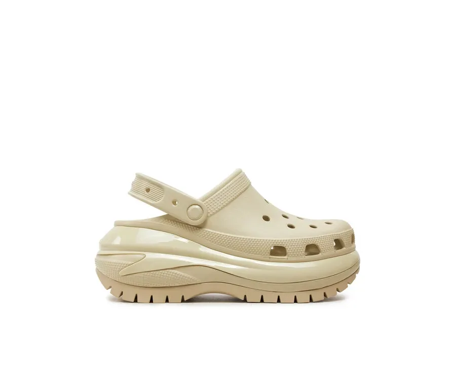 obrazek 1 Crocs Klapki Classic Mega Crush Clog 207988 Beżowy