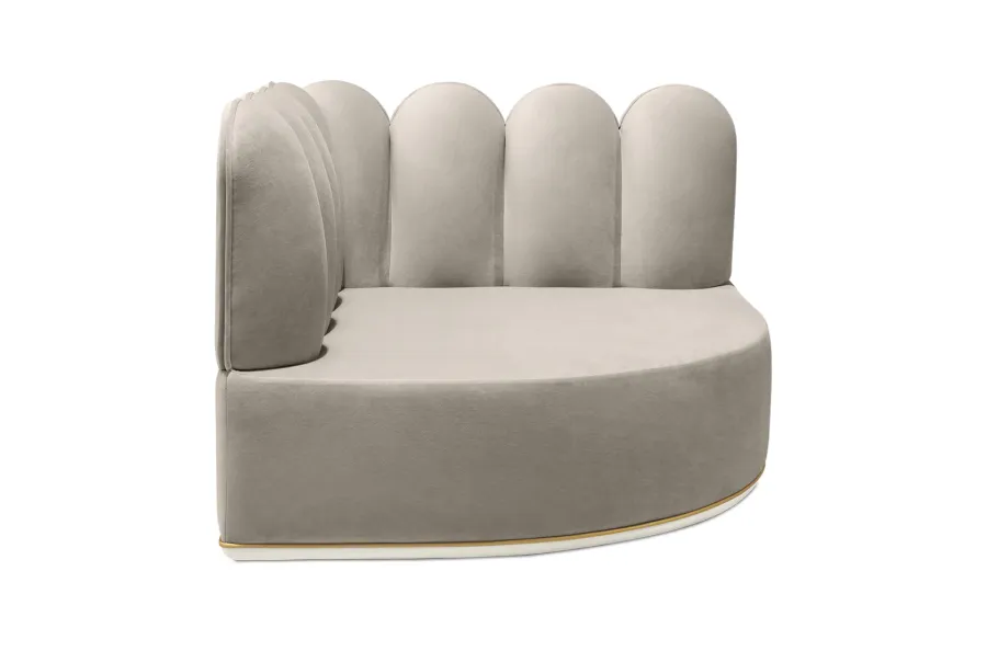 obrazek 1 Beżowa luksusowa sofa dla dzieci