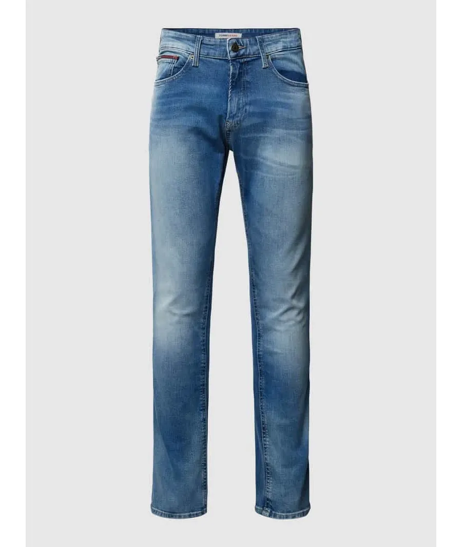 obrazek 1 Jeansy o kroju slim fit z detalem z logo model ‘SCANTON’