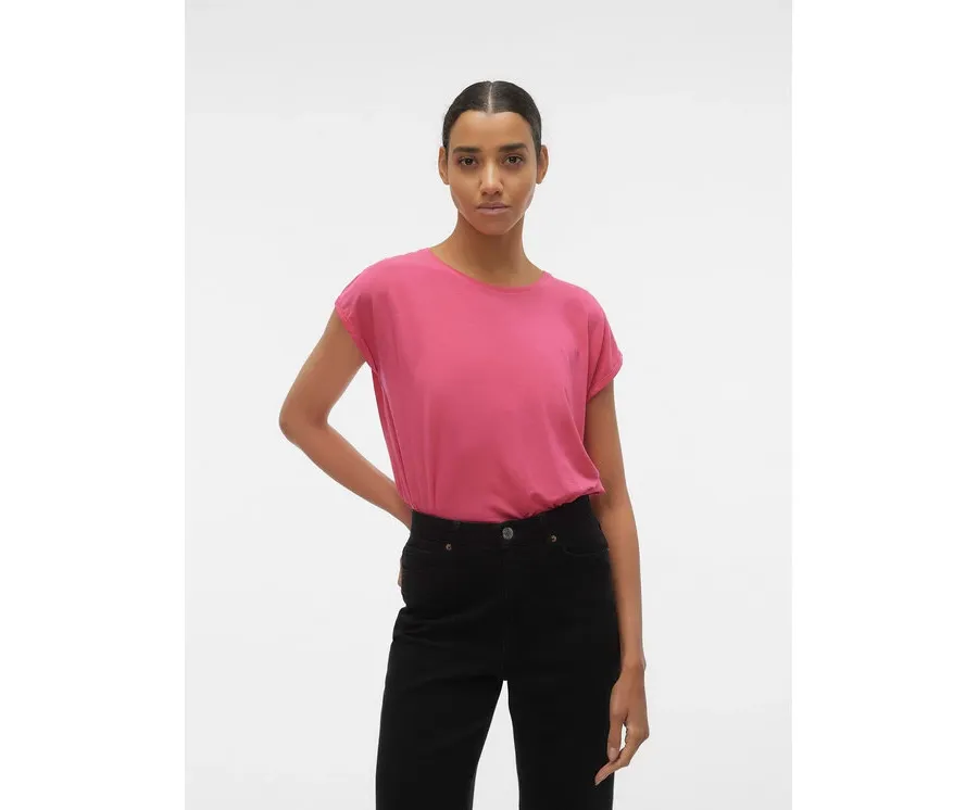 obrazek 1 Vero Moda T-Shirt Ava 10284468 Różowy Regular Fit