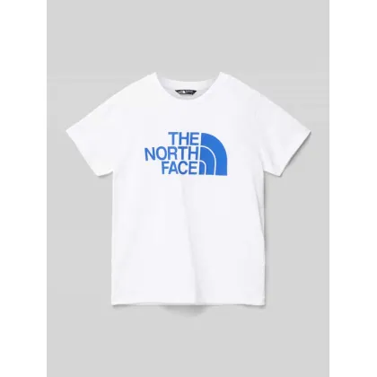 Zdjęcie T-shirt z nadrukiem z logo i okrągłym dekoltem