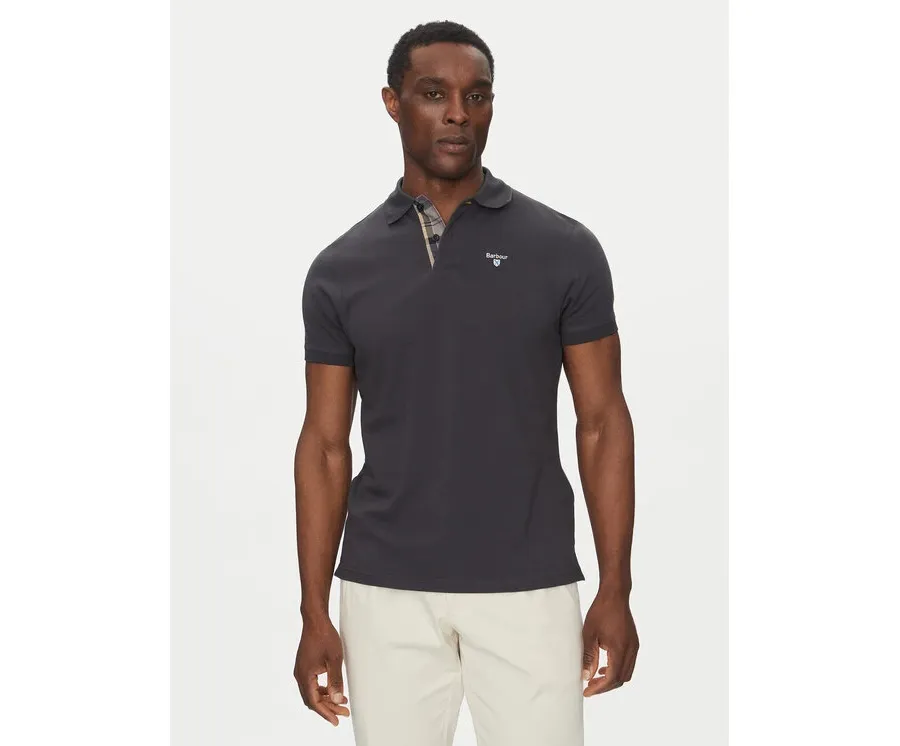 obrazek 1 Barbour Polo Tartan MML0012NY51 Granatowy Tailored Fit