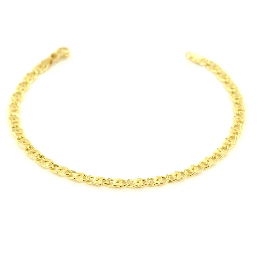 obrazek 1 Elegancka męska bransoletka z żółtego złota (19 cm)