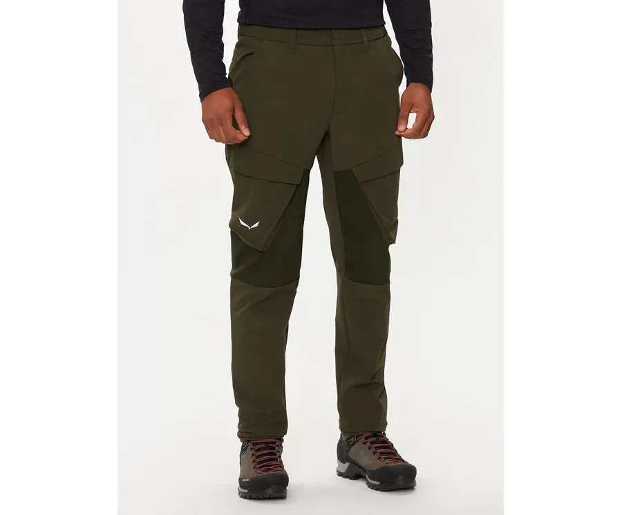 obrazek 1 Salewa Spodnie outdoor Puez 28482 Zielony Regular Fit