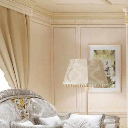 Zdjęcie Luksusowa barokowa boazeria z orzecha