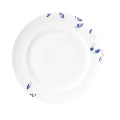 Zdjęcie Duży płaski okrągły porcelanowy talerz o pięknym zdobieniu – Tettau