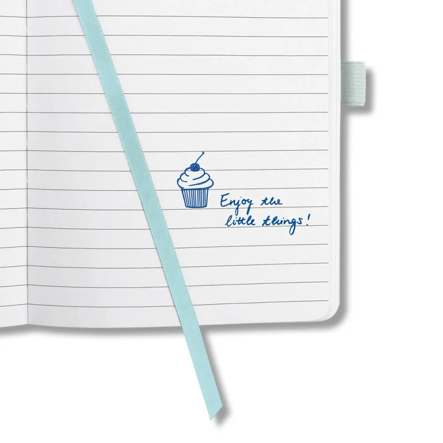 obrazek 6 Elegancki notes Pastel Blue