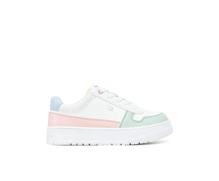 obrazek 1 Tommy Hilfiger Sneakersy Low Cut Lace-Up Sneaker T3A9-33740-1355 M Biały