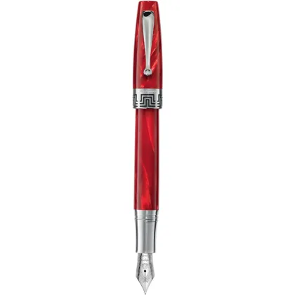 Zdjęcie Czerwone pióro wieczne Extra 1930, stalówka 18K