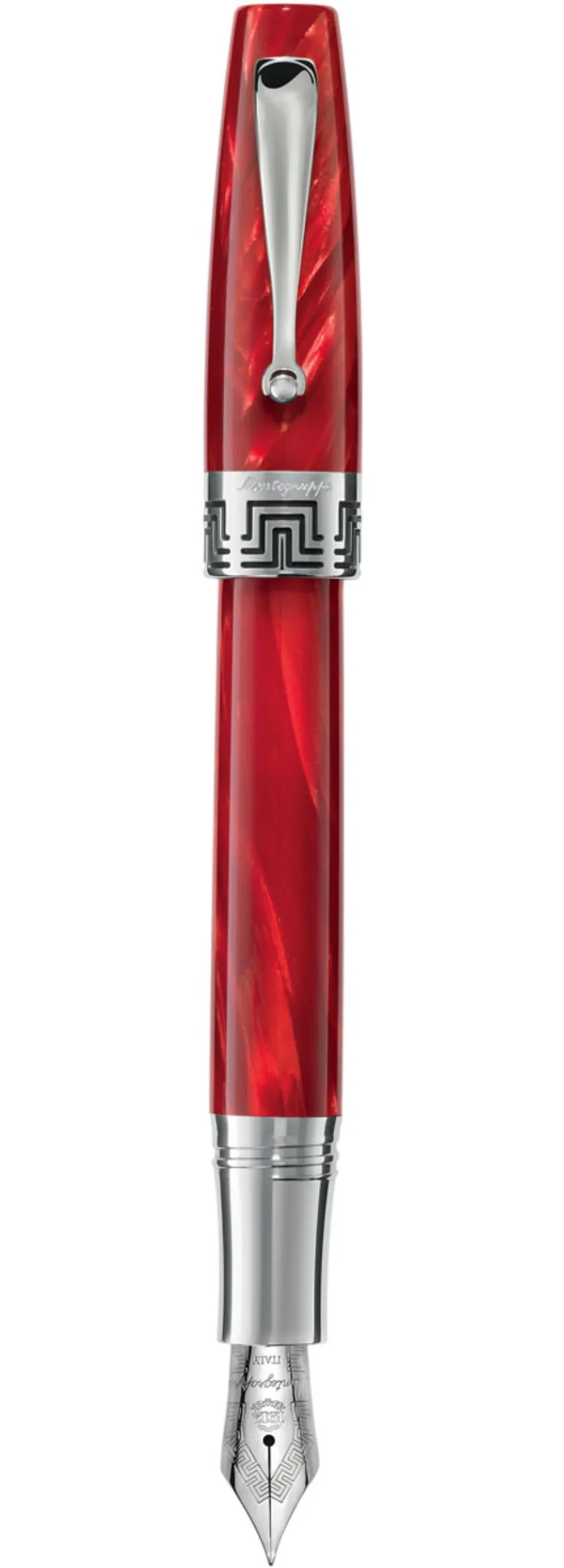 obrazek 1 Czerwone pióro wieczne Extra 1930, stalówka 18K