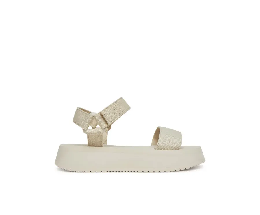obrazek 1 Calvin Klein Jeans Sandały Sandal Velcro Webbing Mg YW0YW01693 Écru