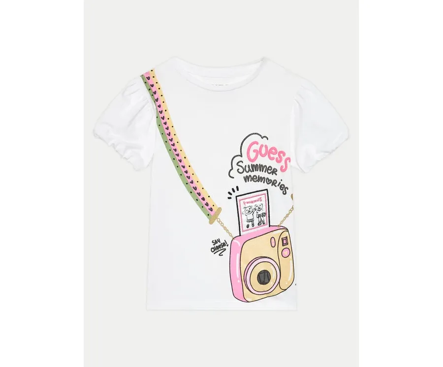 obrazek 1 Guess T-Shirt K4GI13 K6YW4 Biały Regular Fit