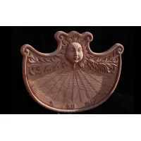 Picture Italian wall sundial for the garden - Goti Terrecotte