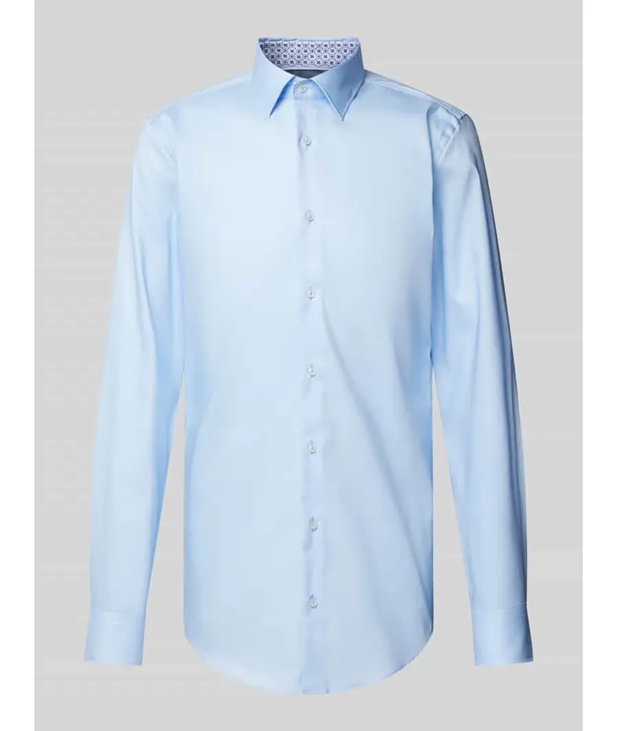 obrazek 1 Koszula biznesowa o kroju slim fit z czystej bawełny
